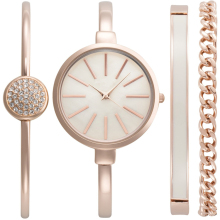 Box Set Quartz Watch Stainless Steel Bracelet