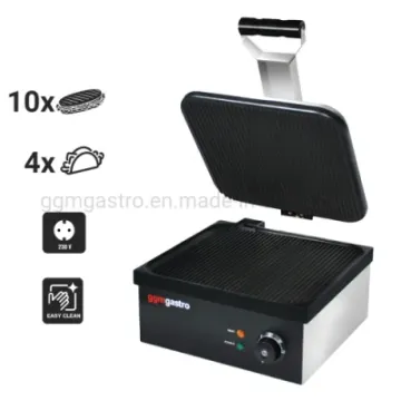 Electric Non-Stick Sandwich Contact Grill Griddle Press Panini Machine Commercial Panini Maker Panini Grill