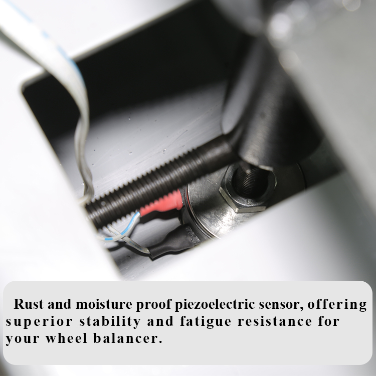 wheel balancer imbalance sensor