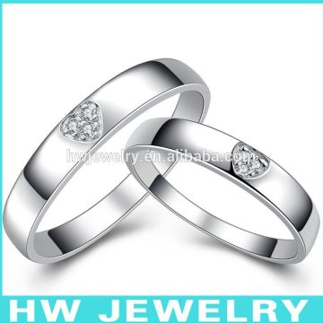 Gift handmade 925 silver couple ring