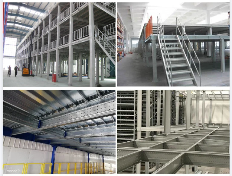 Professional Designed Mezzanine Floor Steel Platform for Industrial Warehouse Storage