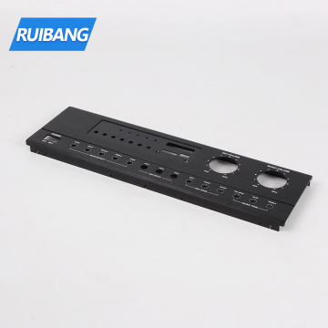 Aluminum faceplates supplier car radio stereo faceplate brushed aluminium front control panel