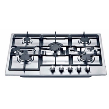 Terbina dalam 5 pembakar cooktop gas hob