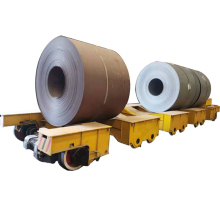 Customizable Industrial Battery Powered Rail Electric Steel Coil Transfer Cart