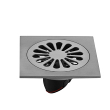 Stainless steel washing machine floor drain