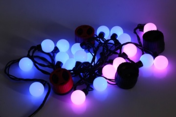 Christmas glob Smart string lights with speakers