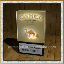 LED acrylic cigarette display, camel led cigarette case,led cigarette case display