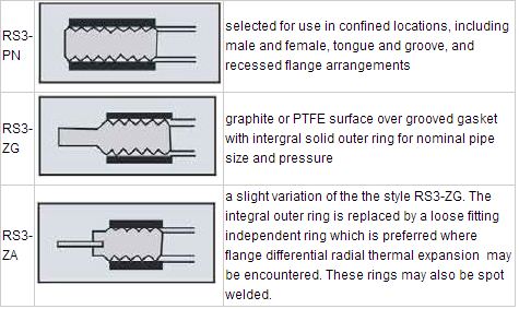 Asme B16.5 Metallic Camprofile Gasket (RS3)