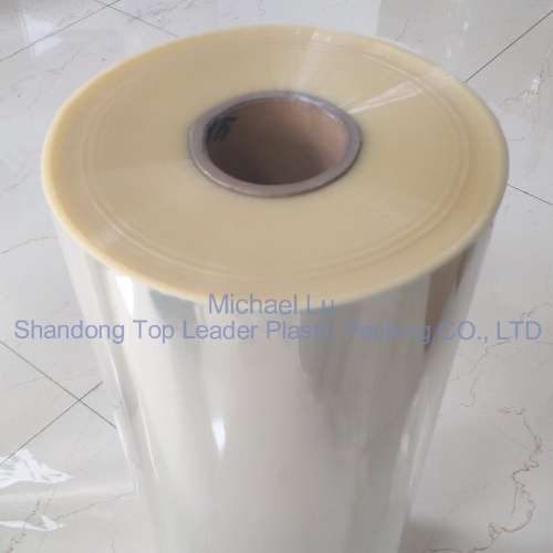 transparent 40 microns pvc single layer shrink film