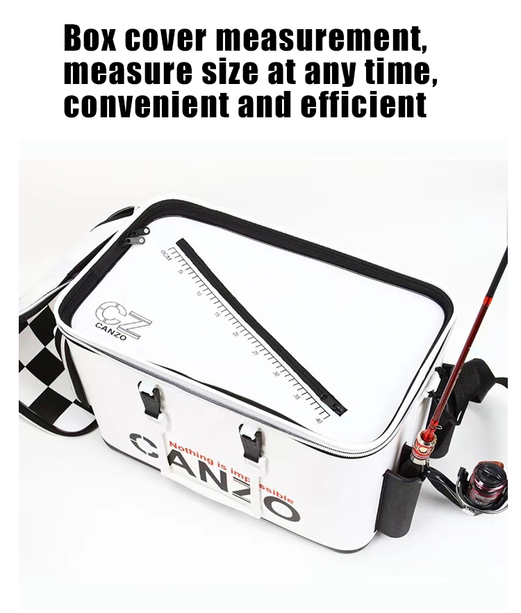 EVA Fishing Gear Portable Collapsible Fishing Bucket Live Fish Box Camping Water Container Pan Basin Fishing Bucket