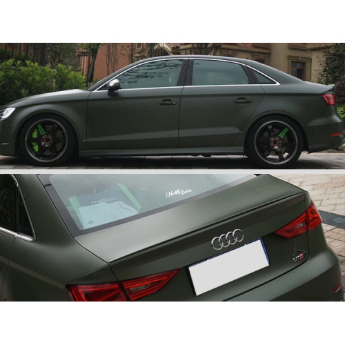 Ċeramika Matte Army Green Car Wrap