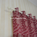 古典的なジャガード糸染色されたカーテン生地