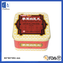 Vintage Medicine Metal Packaging Tins