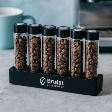 Single Dose Coffee Bean Storage Tubes Set