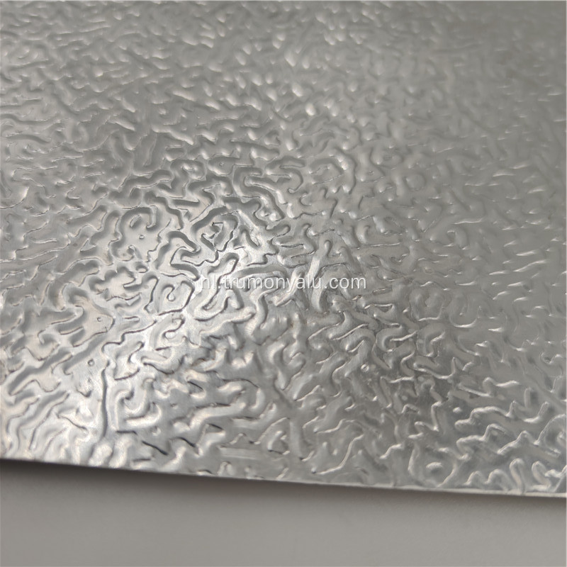Decoratie aluminium plaat met reliëf