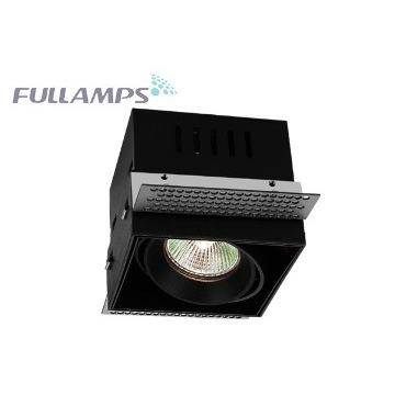 down light luminaire/ rimless single head grille light fixture