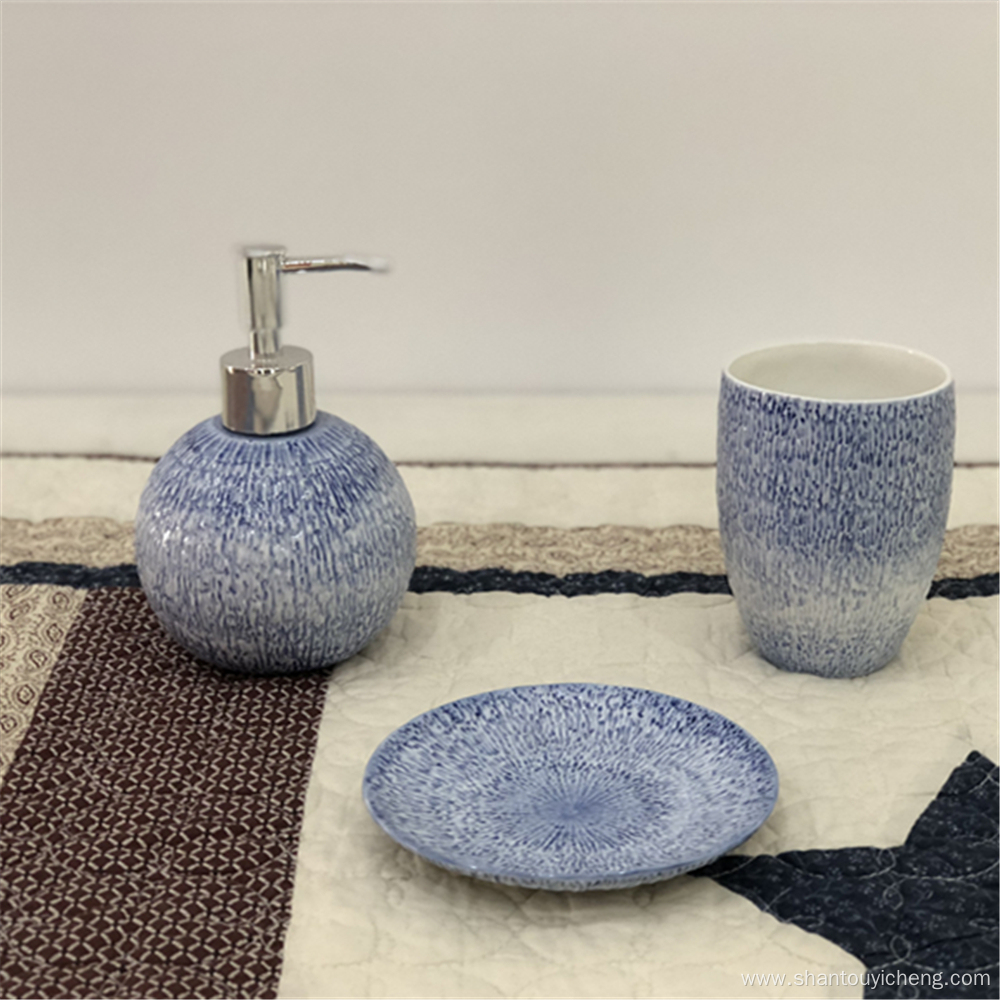 Ceramic bathroom set bath collection