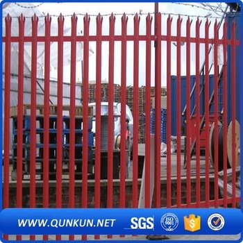 Galvanized Power Coated Palisade Fencing