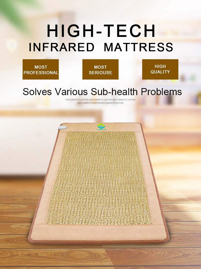 PEMF infrared therapy negative ion mattress full body massage mat with jade heati PEMF infrared therapy negative ion mattress full body massage mat with jade heati