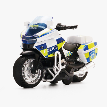 New 1:18 Scale Police Motorcycle Diecast Model Collection