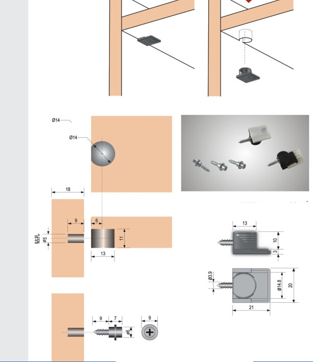 YG005 shelf support