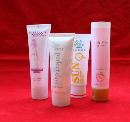 plastic skin care cream packaging tube
