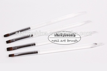 cute transparent small nail brush