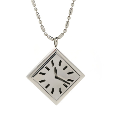 Sliver square 316L locket pendant