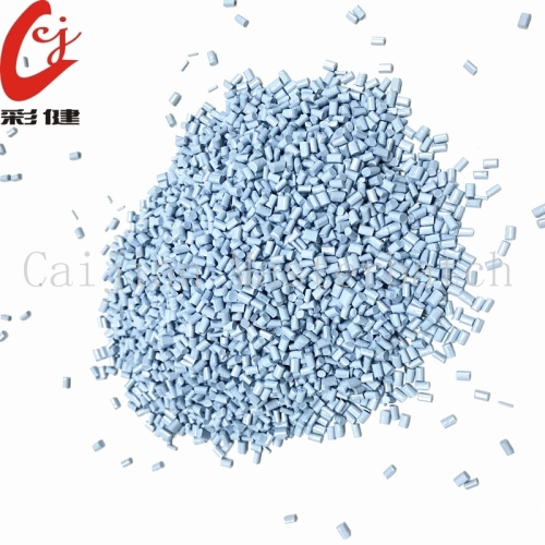 Striped Blue Color Masterbatch Granules