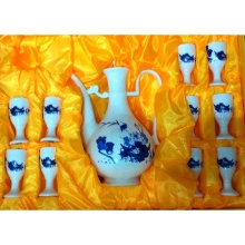 RYGN20-C Blue and White Porcelain Wine Liquor Set