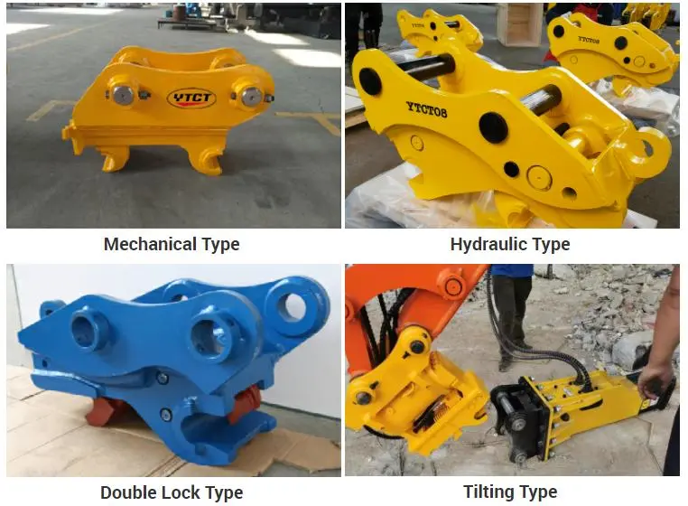 High Quality Tilt Excavator Attachment Hydraulic Quick Hitch