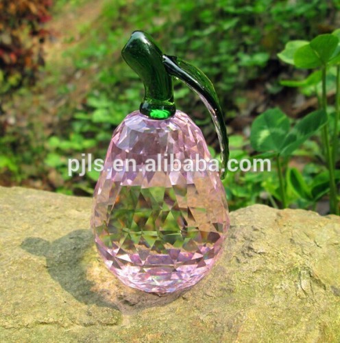 crystal pears,crystal wedding anniversary gift ideas