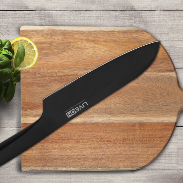 7 &quot;Cuțit Santoku cu Oxid de Negru