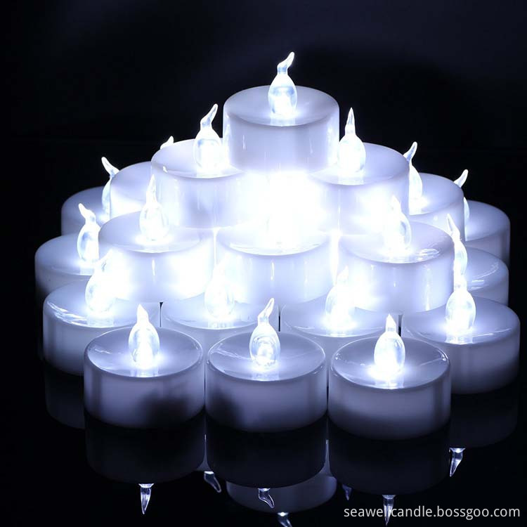 Flameless Unscented LED Tealight Candles