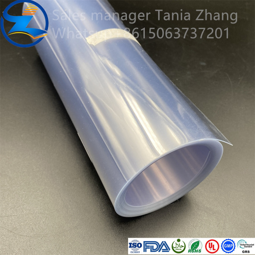 PVC farmacéutico transparente rígido