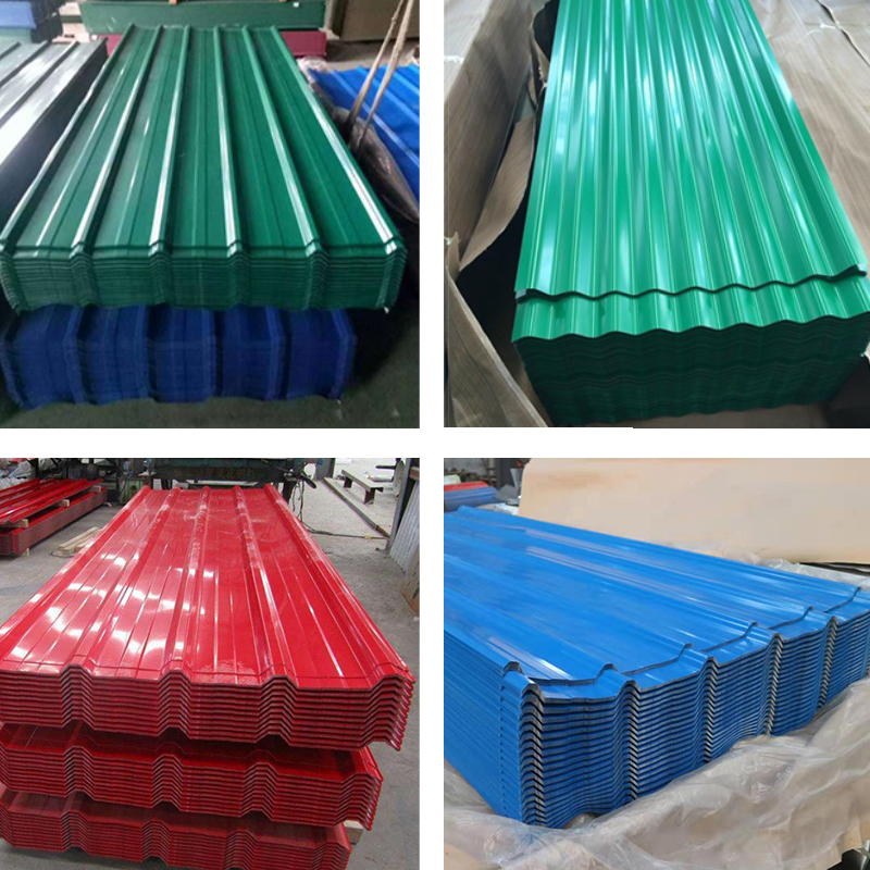 color coated corrugated steel roofing sheets with best price from China 3m/3.6m/4.2m for South Africa