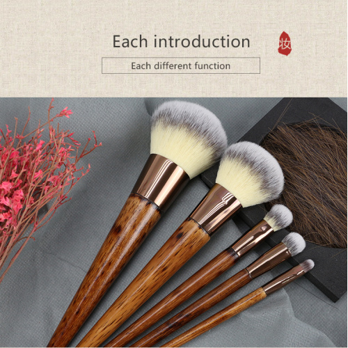 2021 High Quality 5pcs High Quality Makeup Brush Kits with Plastic Handle