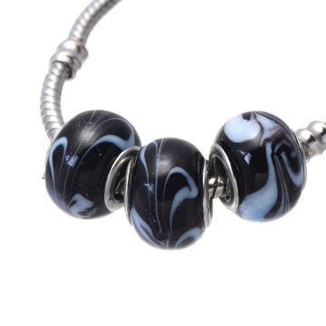 2016 silver chain plain metal bracelet factory