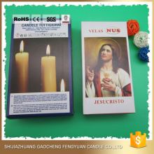 unscented colored votive altar catholic church candle