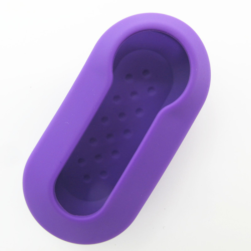 Silicone car key cover for Fiat without logo