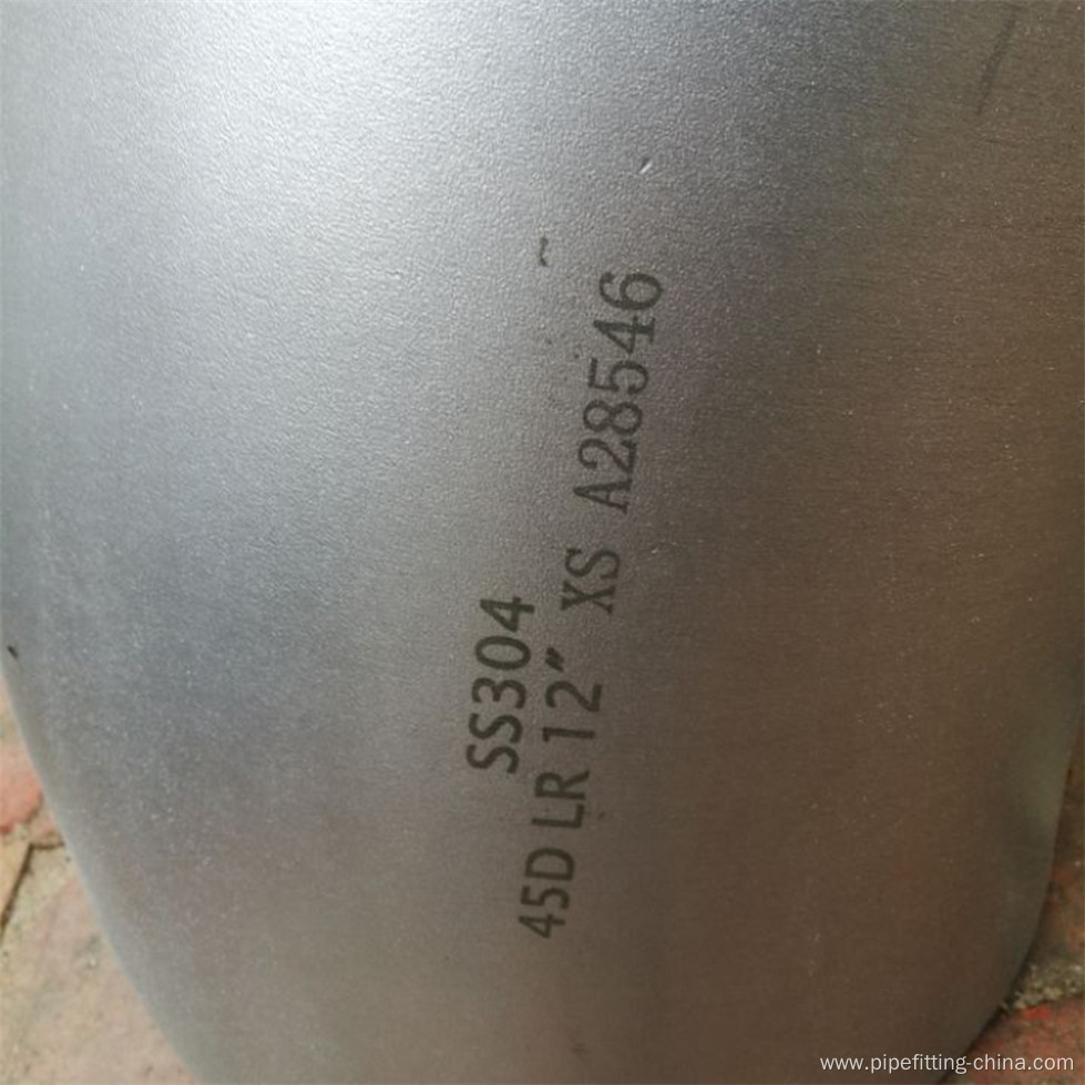 90D 273x6.3mm SUS304 Stainless Elbow