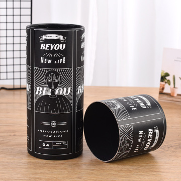 Essential Oil Packaging Custom Coated Black Paper Tube