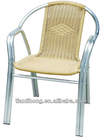 Aluminum Rattan/Wicker Bar/Bistro Chair