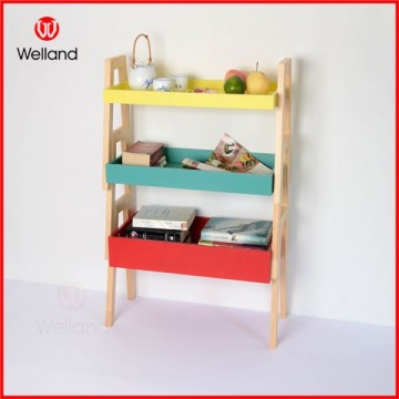 cute stackable wooden storage organizer