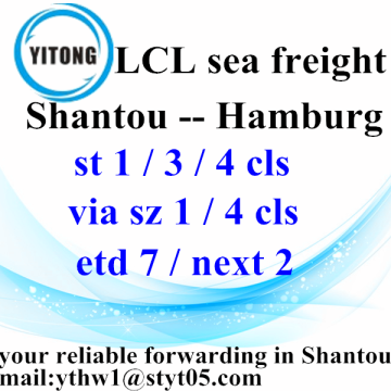 Freight Forwarder Shipping from Shantou to Hamburg