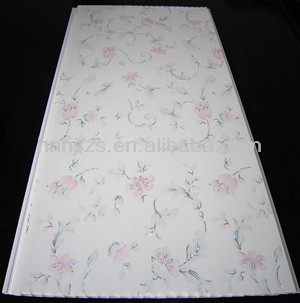 Flower False Ceiling Designs PVC Ceiling Panel Moulding