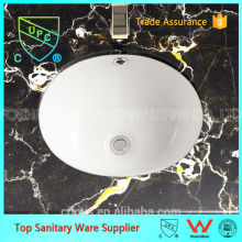Popular wc bathroom basin, under counter basin/ under counter mounting