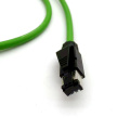 D-code M12 4pin mannelijk naar RJ45 Profinet-kabel