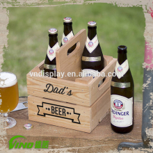 Rustic Wooden Wine Box, Pine Wood Wine Boxes, Wood Wine Crate