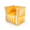 Outdor waterproof stripe pattern bean bag sofa chair